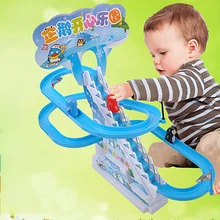 Головоломка Пингвин горка электрический вагон с музыкой скалолазание лестницы игрушки родитель-ребенок Взаимодействие детская игрушка рождественские подарки