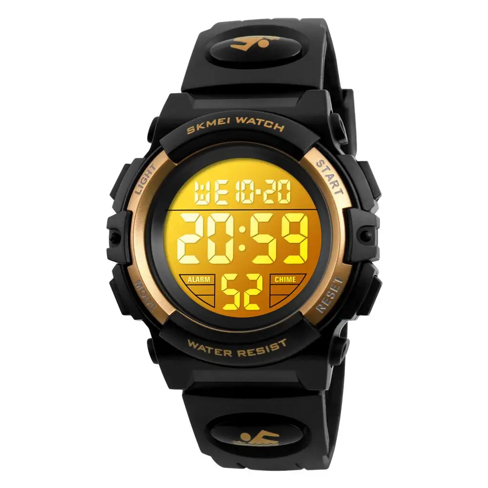 

Skmei Children Fashion Digital Watch Week Display Chronograph Clock LED Display 5Bar Waterproof Kids Sport Wristwatches Boy Girl