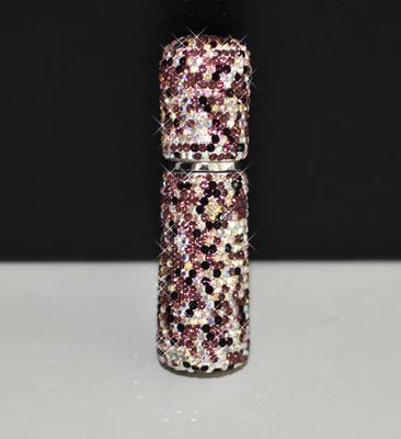 Роскошная креативная бутылочка для парфюмерии, косметики, путешествий, портативные стеклянные бутылки с распылителем, органайзер для макияжа, подарок - Цвет: Фиолетовый