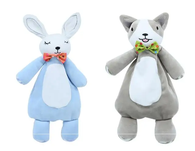 Baby soothing towel soothing toy hand puppet baby saliva towel to accompany sleeping doll 6