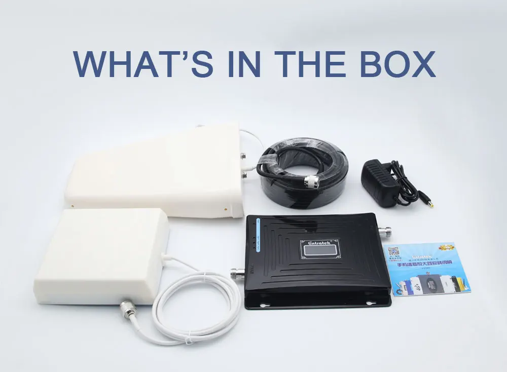 2G 3g 4G трехдиапазонный усилитель сигнала GSM 900mhz DCS 1800mhz WCDMA 2100mhz повторитель сотового телефона lte 4g комплект усилителя 6