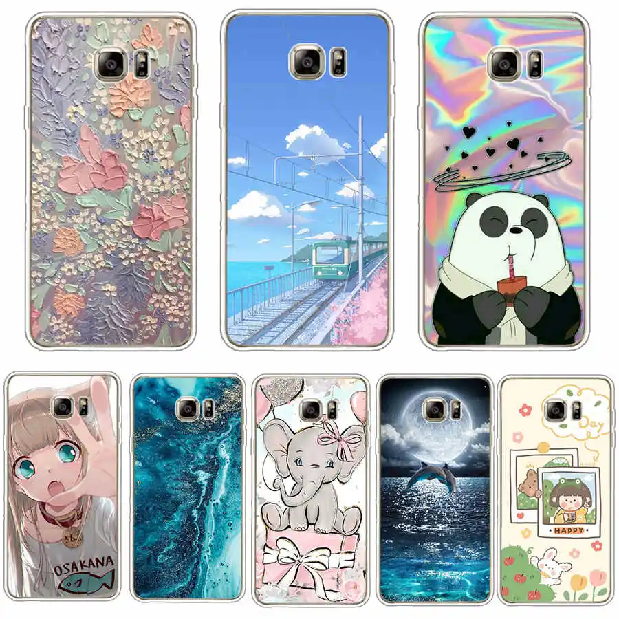 Custodia Per Samsung Galaxy Note 5 Custodia Cover Posteriore In Silicone Morbido Per Samsung Galaxy Note5 Custodia Per Galaxy Note 5 Cover Coque