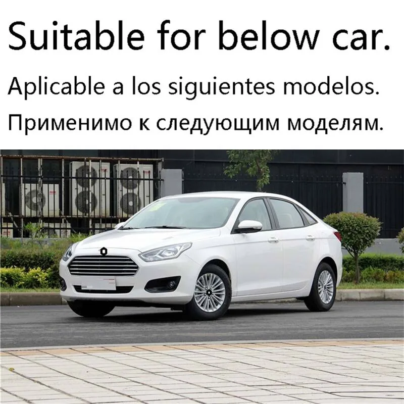 Автомобильная хромированная автомобильная система управления, кондиционер, внутренняя отделка, украшение, яркие блестки 18 19 для Ford Escort