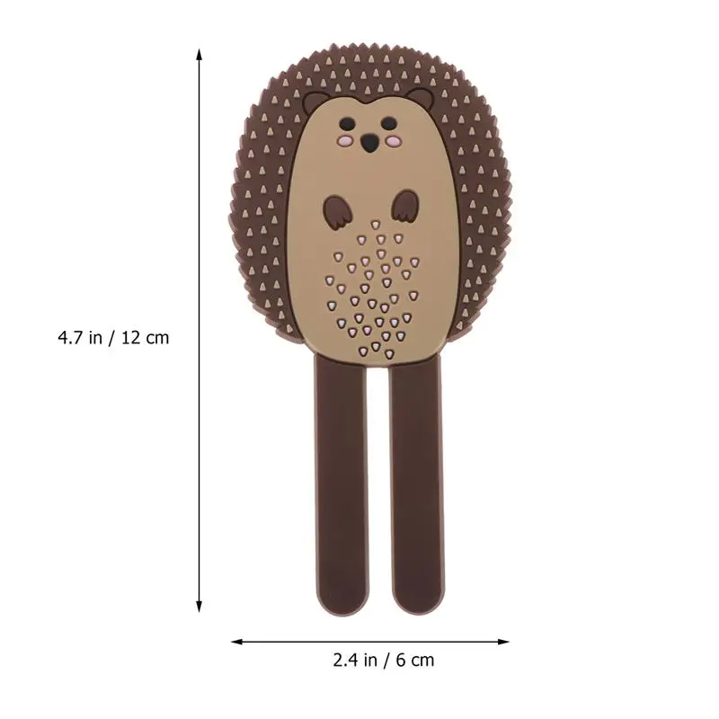 Magnetic Hooks Cute Removable Fridge Sticker Refrigerator Message Magnet Coat Hanger Key Holder Storage (Hedgehog)