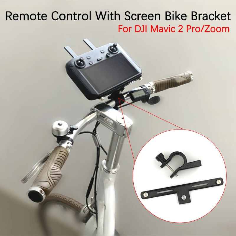 For DJI Mavic 3/2/MINI 3 Pro Remote Control with Screen Bike Fixing Mount Bracket Bicycle Handle Holder Stand Drone Accessories
