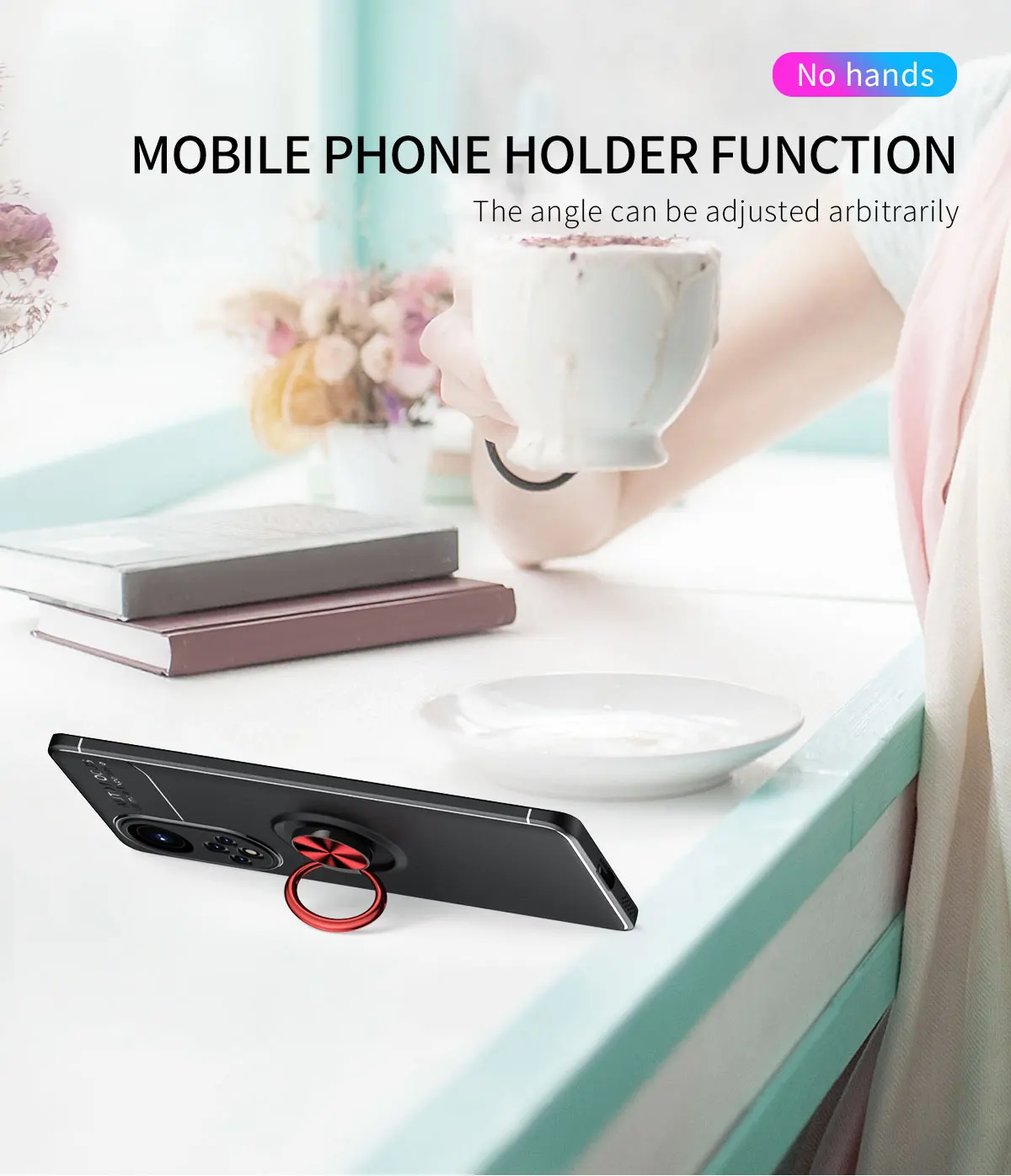 Shockproof Phone Case For Honor 50 Pro SE Paly5t Luxury Car Magnetic Ring Stand Back Cover For Huawei P50 P40 Pro Nova 8 Funda