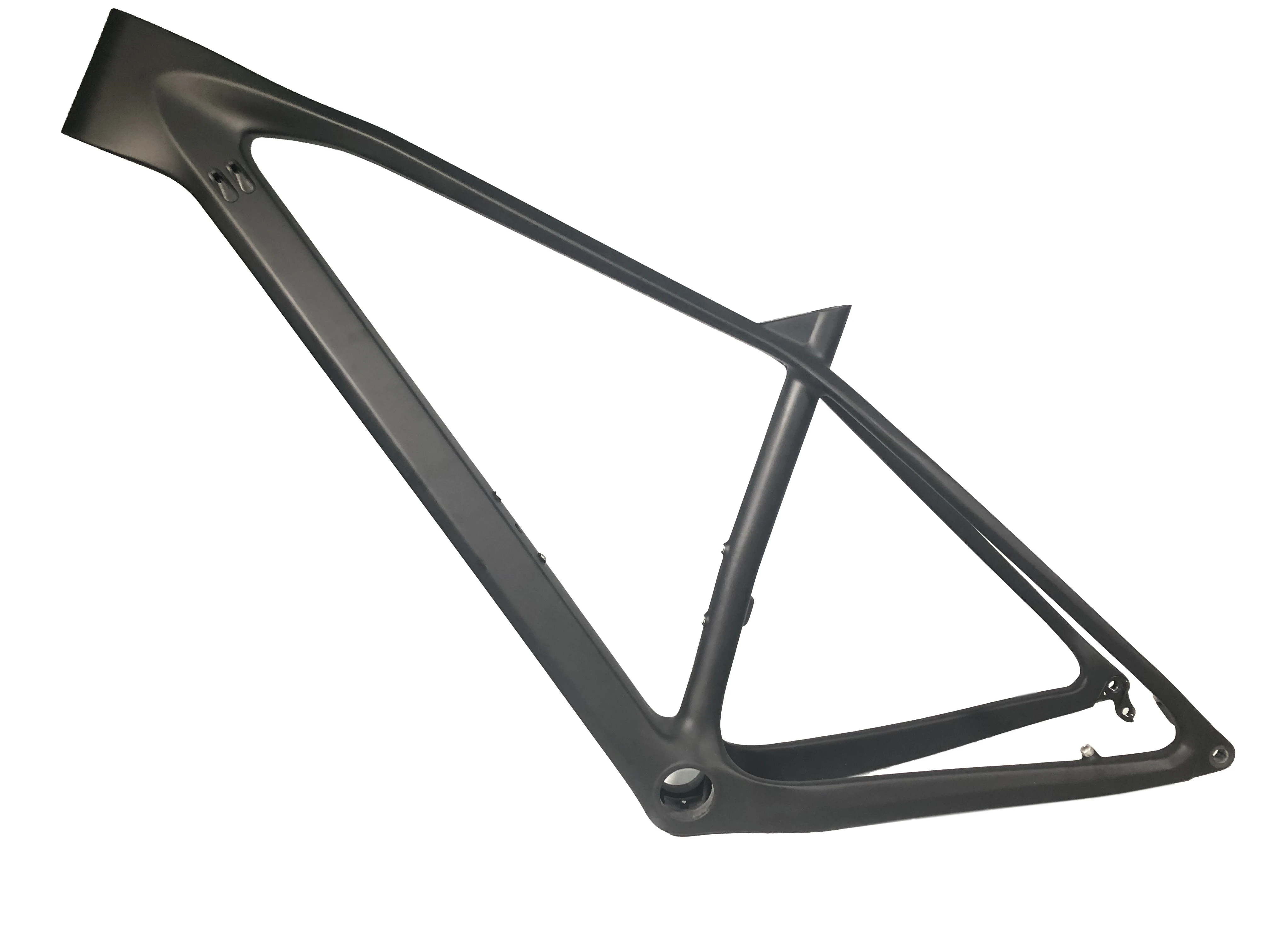 all black no logo Тяга велосипед китайский карбоновый mtb рама 29er велосипед горный велосипед 29 Запасные детали для велосипеда, углепластик рама mtb карбоновая усилительная рама - Цвет: all black no logo