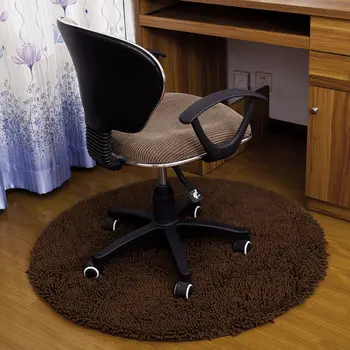 

Computer Chair Floor Mat Bedroom Mat Swivel Chair Floor Mat Circular Floor Pad Non-slip Carpet Home Decor Living Room Door Pad L