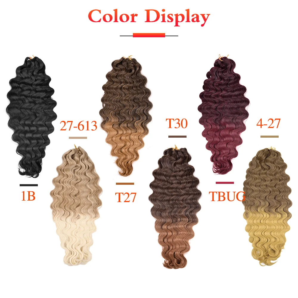 DinDong 3X Long Body Wave Synthetic Hair Pre-feathered Hybrid Wave Box Braids Bulk Braiding Hair Extensions