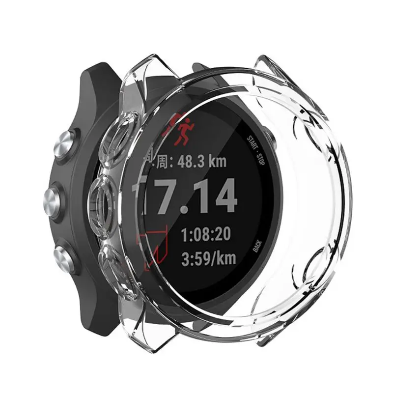 Ультра-тонкий чистый ТПУ чехол для часов защитный чехол для Garmin Fenix 5X Plus/5X Kit