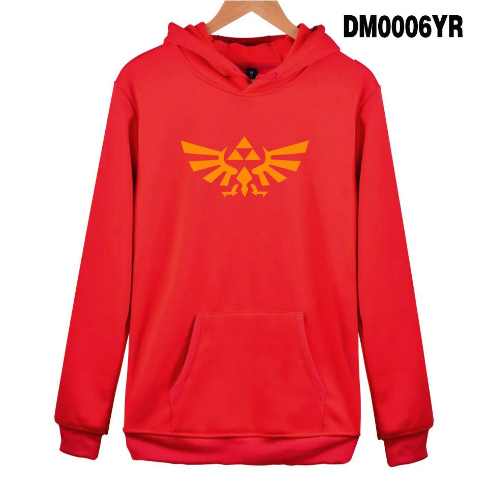 Red Legend Of Zelda, толстовки, новинка, мужские, женские, повседневные, толстовки, осень/зима, Vogue, теплая толстовка с капюшоном, уличная мода, толстовки с принтом - Цвет: Red