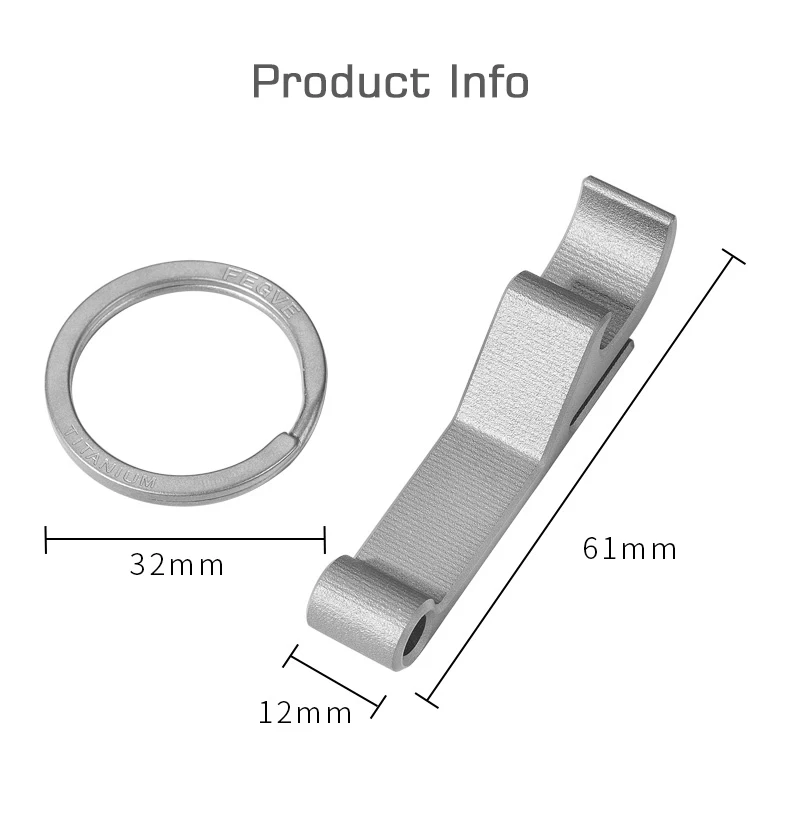 Титановая Мужская бутылка для женщин, брелок для ключей, ультра светильник, инструмент для повседневного использования, TC21, титановая цепочка для ключей, роскошный брелок для ключей, подарок на День Благодарения