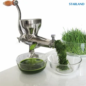 

Wheat Grass Vegetable Juicer Squeezer Stainless Steel Manual Hand Press Celery Pomegranate Fruit Juice Extractor Commercial/Home