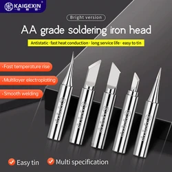 Tête de fer à souder universelle 936 sans plomb, 5 têtes pour une résistance à l'oxydation et à la Corrosion Durable, pointe remplaçable 6mm 5mm 