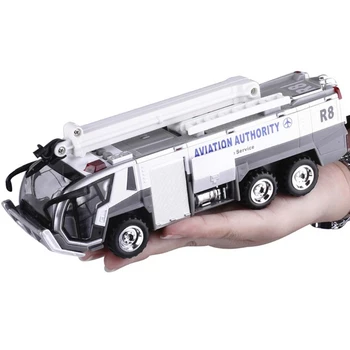 

Fire Model Car Children's Toy Four Sound Effects Flashing Warning Light T5EC