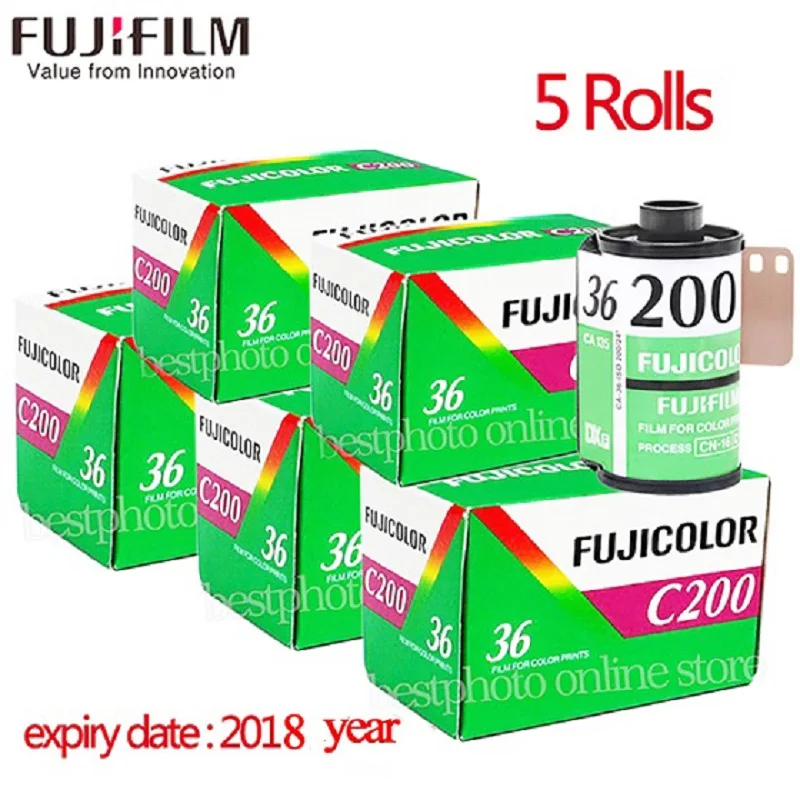 Пленка Fujifilm Fuji color C200 35 мм 36 цветов для камеры формата 135 Lomo 2018 год пленка expiried|film
