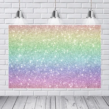 

Colorful Glitter Sequins Photography Backdrop Portrait Baby Shower Child Birthday Party Celebration Banner Studio Background