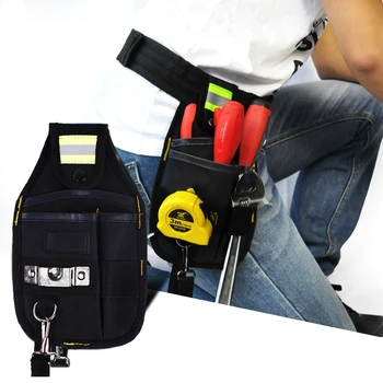 

Strong Oxford Cloth Tool Bag And Thicken Design Wear Kit Tool Pouch With Pockets Waterproof Electrician Wide Tool Belt Holder