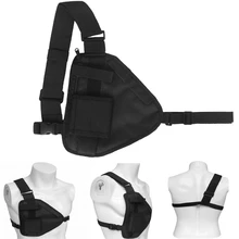 Multifunction Tactical Shoulder Bag Concealed Walkie Talkie Call Machine Bag Men Pack Anti-theft Chest Bag Hunting
