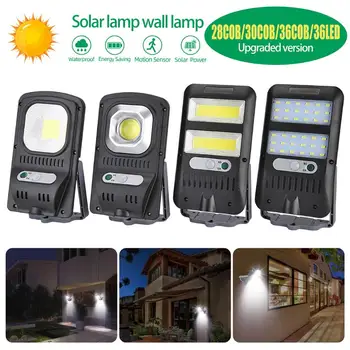 

Outdoor Solar LED Motion Sensor Garden Wall Lamp Waterproof Sunlight Powered For Garden Street Light Decoration