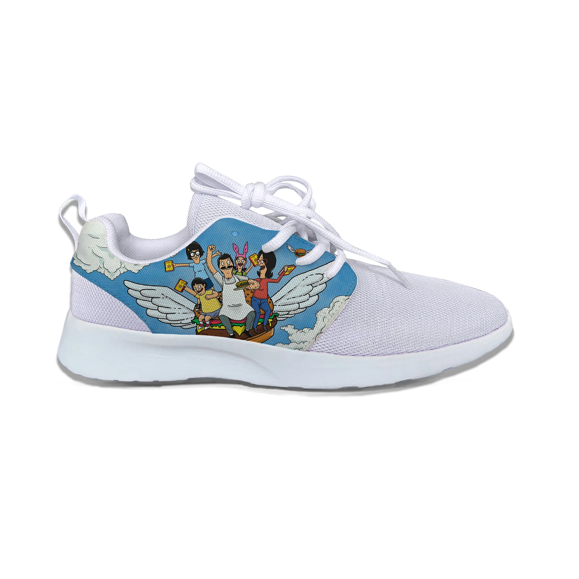 Bobs Burgers2 Аниме Bobs Burgers мультфильм популярные милые забавные детские спортивные кроссовки популярные повседневные дышащие кроссовки подарок для мальчиков и девочек детей - Цвет: Bobs Burgers2