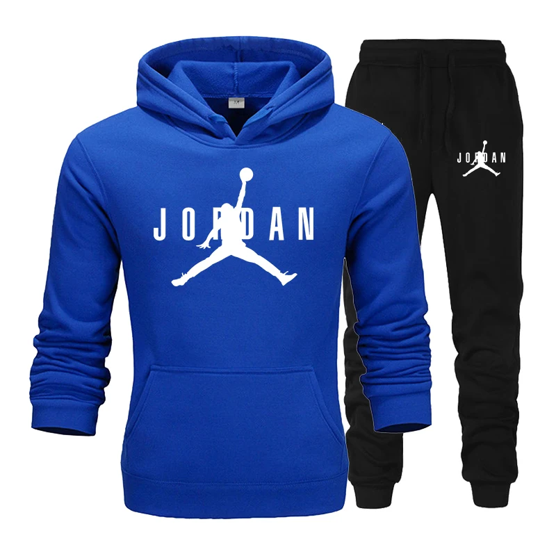23 JORDAN осень зима Лидер продаж мужские комплекты толстовка+ брюки 2 шт. наборы Повседневный Спортивный костюм Мужская спортивная одежда тренажерные залы фитнес пот брюки