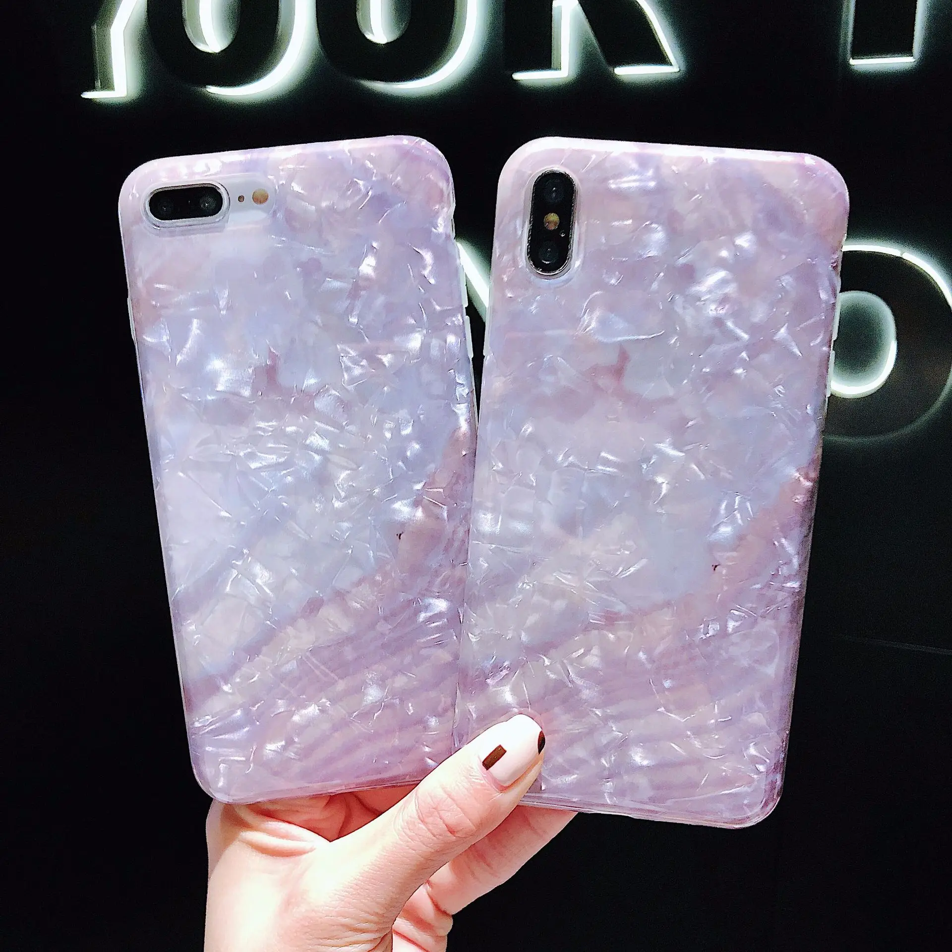 贝壳纹 灰水晶