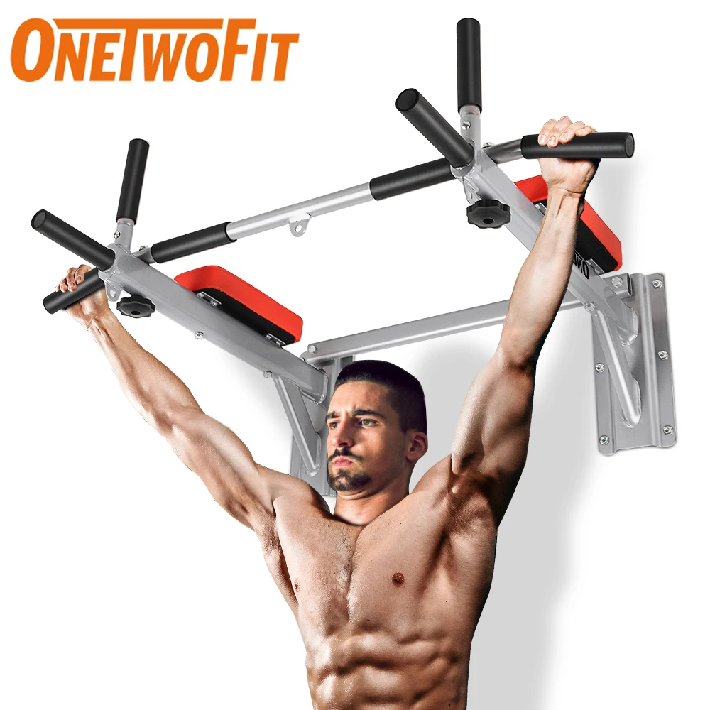 ONETWOFIT – barre de traction murale, barre horizontale pour le menton et l'entraînement physique