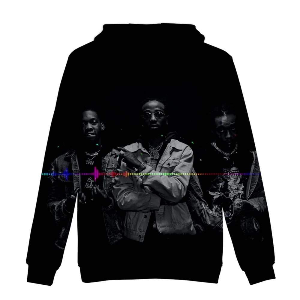Migos Rapper/3D толстовки для мужчин/wo мужчин/детей, Весенняя Новинка, модная классическая толстовка с длинными рукавами и принтом, толстовка с 3D рисунком Migos