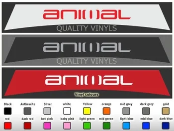 

For SU166 L200 ANIMAL CAR WINDSCREEN SUNSTRIP LOGO GRAPHIC DECAL STICKERS