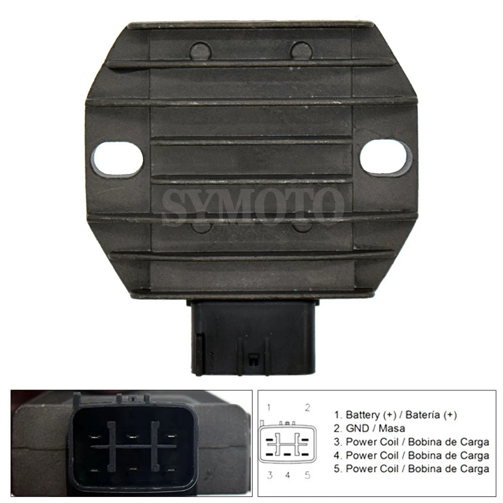 Регулятор напряжения мотоцикла выпрямитель для Yamaha ATV Grizzly 400 YFM400 FG 2007 2008 Grizzly 450 4WD Охота YFM450 DAE