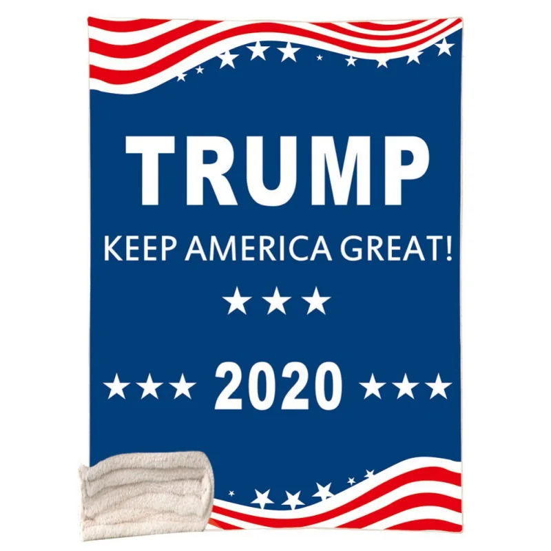 150X200 см Трамп одеяло с принтом двухстороннее мягкое плюшевое уютное утяжеленное одеяло для взрослых и детей