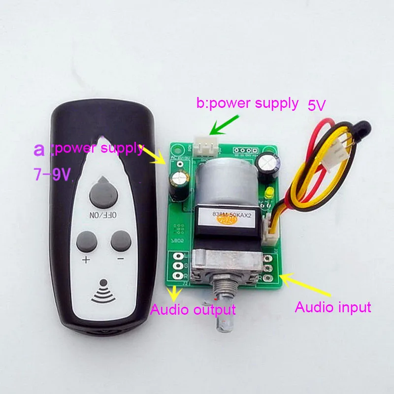  Lusya audio Remote control Volume adjust board with potentiometer APLS For Audio amplifier preamp a