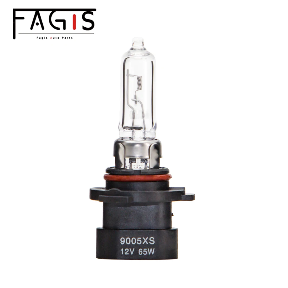 Fagiis 2 Pcs Dot 9005XS HB3A 12V 65W P20d Clear Standard Lamp Car Headlight lampadina alogena automatica 3300K luci di guida