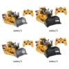2.4Ghz 9 Channel RC Bulldozer Tractor 1/24 Full Functional Light & Sound Construction Engineering Car Vehicles Truck Toys 1