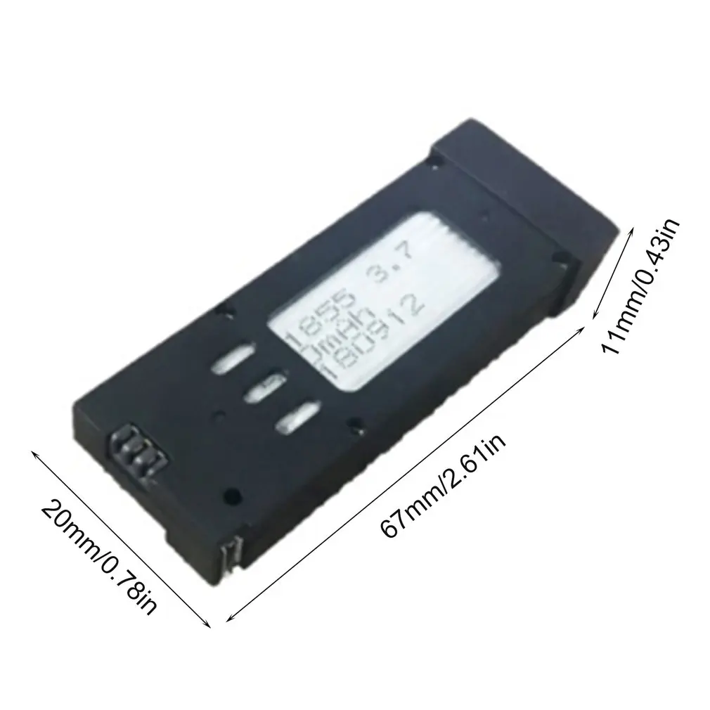 3.7V 500mAh Lipo Battery For E58/S168/JY019/JD-19 RC Drone Spare Parts Accessories Replace Rechargeable Batteries