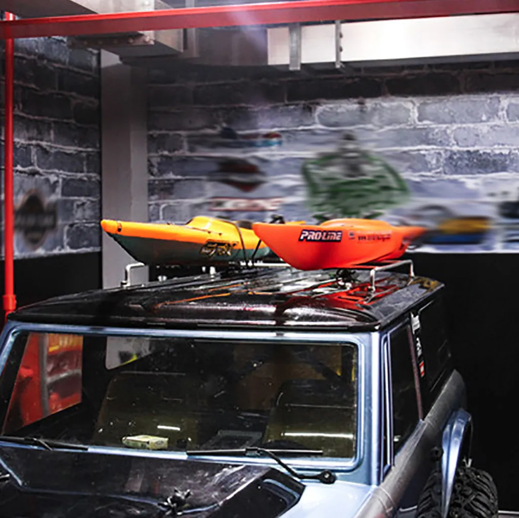 Моделирование каяк багажник на крышу для Traxxas 1/10 TRX4 RC Гусеничный# BA