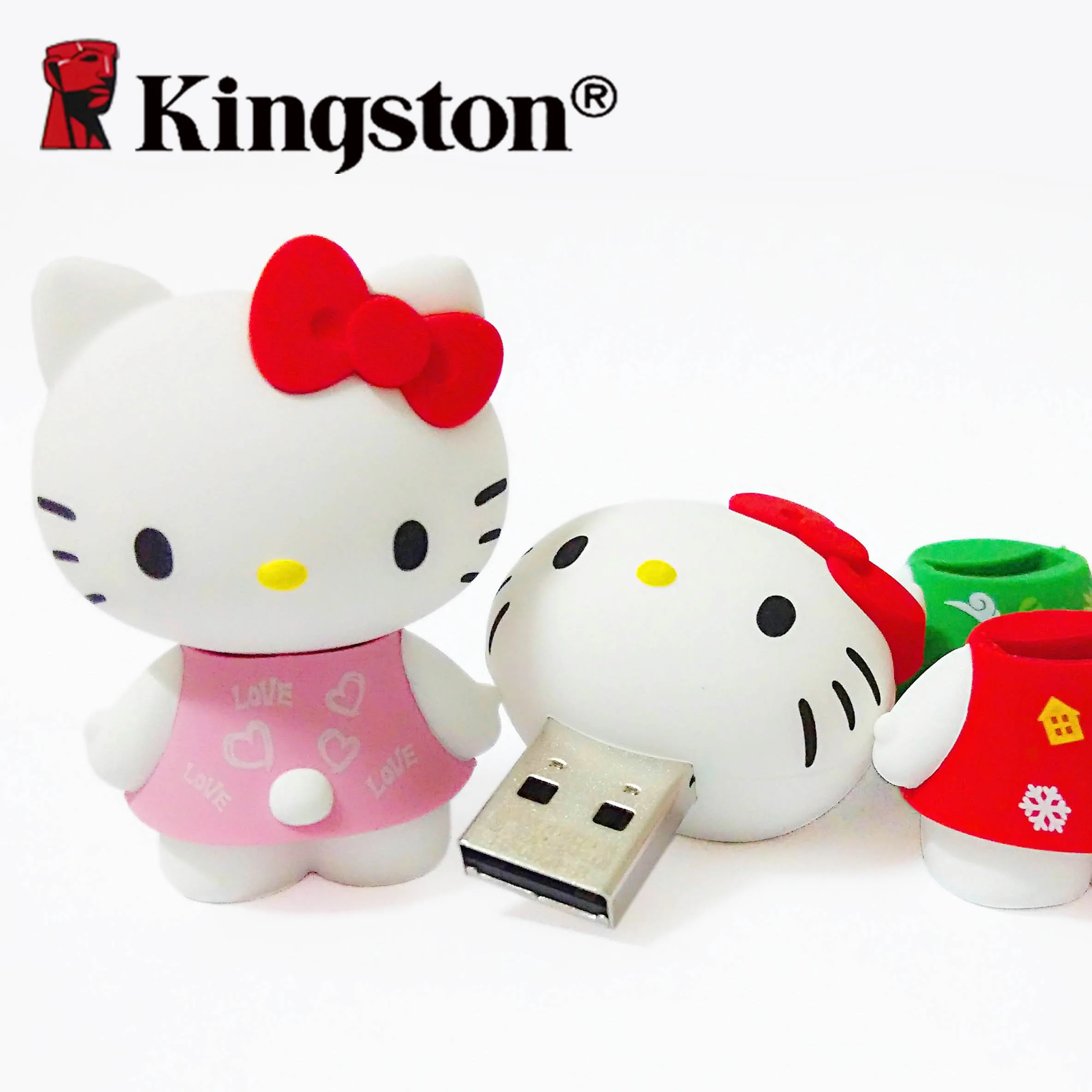 Kingston флэш-накопитель 16GB hello kitty мультяшный флеш-накопитель