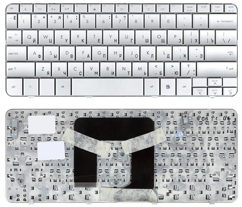 Клавиатура для ноутбука HP mini 311 Pavilion dm1 dm1-1000 dm1-1100 dm1-2000 серебристая | Компьютеры и