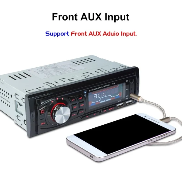 Автомобильный MP3-плеер Dc 12-30V 4x60W Smart Bluetooth Авто Аудио 2 Usb 1132