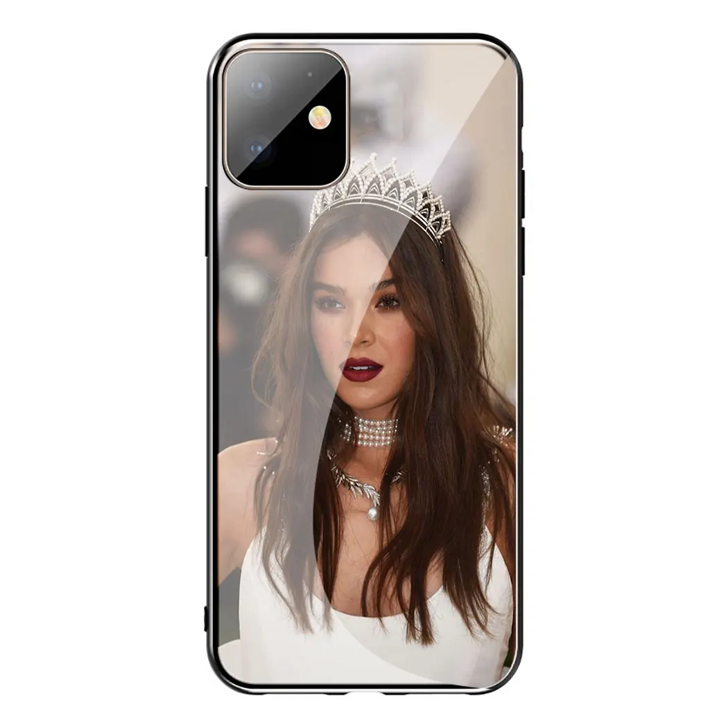 Hailee Steinfeld сексуальный чехол из закаленного стекла для телефона для Apple iPhone 11 Pro XS Max XR X 8 7 6S Plus 5S SE - Цвет: TG13
