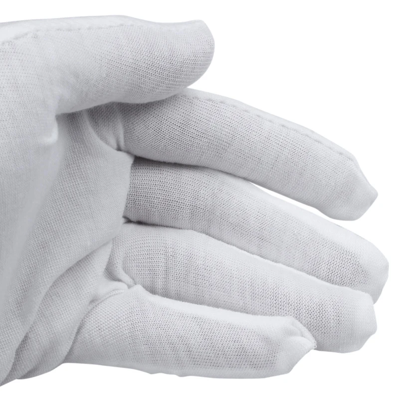 ABKT-White Cotton Gloves Anti-static gloves Protective gloves for Housework Workers