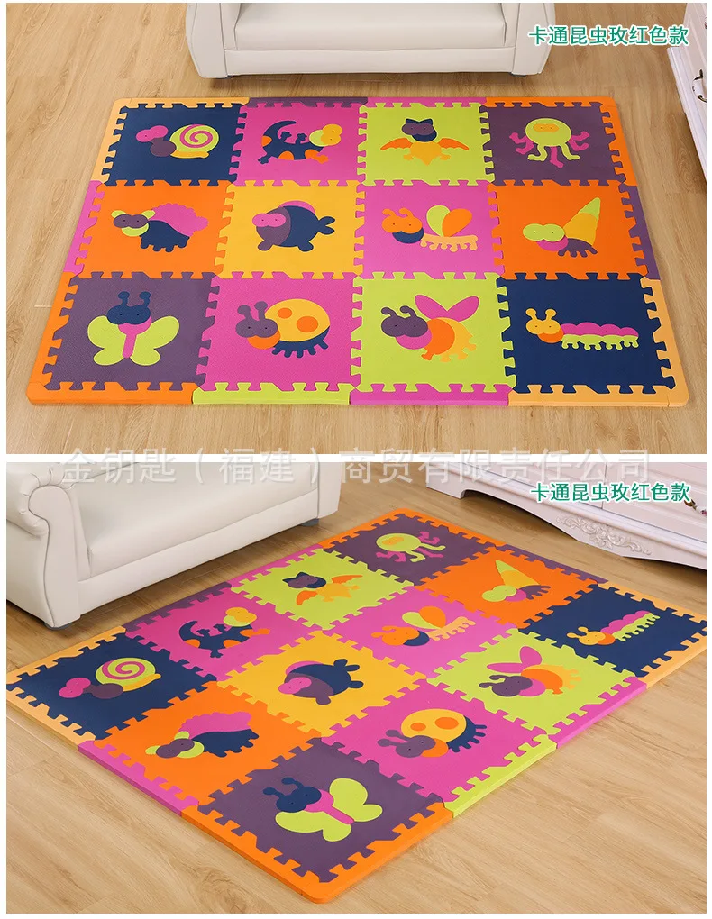 Cross Border for Week Eighty-two Chinese Zodiac Baby Creeping Mat Jigsaw Puzzle Foam Mat Sub-30 Thick Joint Mat