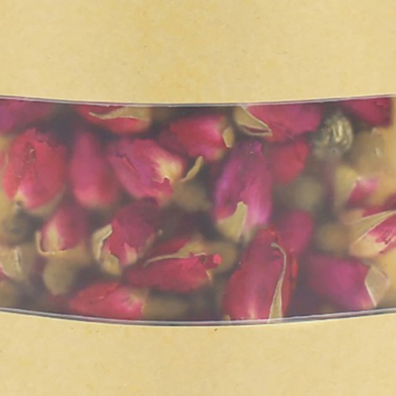 Крафт бумажный чай вертикально стоящий Пакет подарочный фруктовый чай упаковка мешки самозапечатывающийся 100 шт/уп