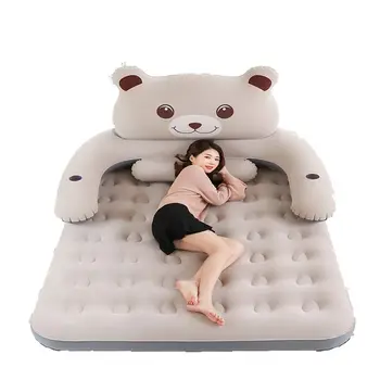 

Air Bed Thickened Inflatable Mattress Home Double Portable Single Inflatable Bed Simple Cartoon Folding Lunch Bed