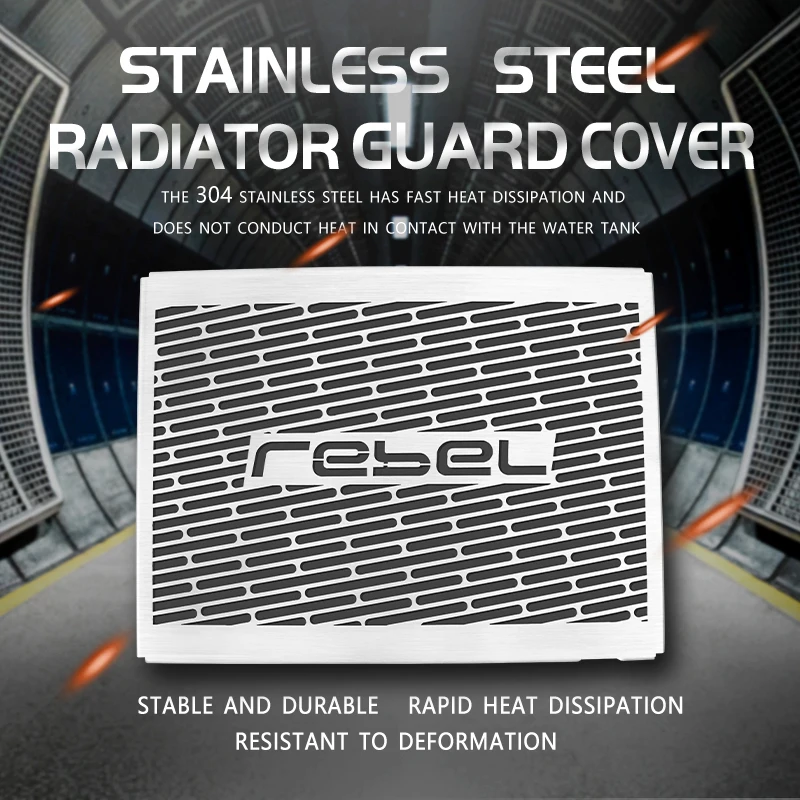 

For Honda REBEL CMX CM 500 300 CMX500 CMX300 CM500 CM300 2017 2018 2019 2020 2021 Motorcycle Radiator Grille Guard Protect Cover