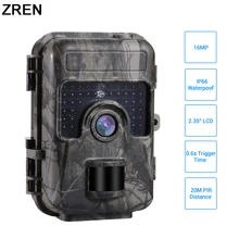 ZREN 16MP 1080P охотничья камера foto trap Trail 0,6 S камера ночного видения Дикая камера фото ловушки игровая камера Chasse fototrappola