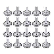 20 Pieces/Set Of M6 M8 Screw Table Cabinet Feet Height Adjustable Metal Furniture Feet Non-slip Mat