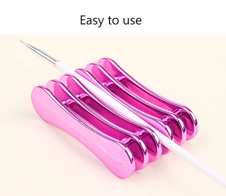 Grid Nail Art Penholder Nails Brush Rack Accessory UV Gel Crystal Pen paint phototherapy glue multi-lattice pen holder Plastic