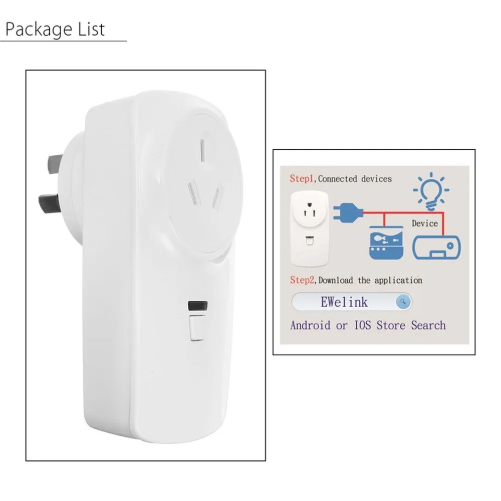 10A Wifi Smart AU Plug Беспроводная розетка дистанционное управление умная розетка телефон приложение управление Wifi умный дом выход таймер горячая распродажа